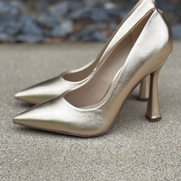 Sam edelman antonia gold heels NIB - Picture 3 of 9